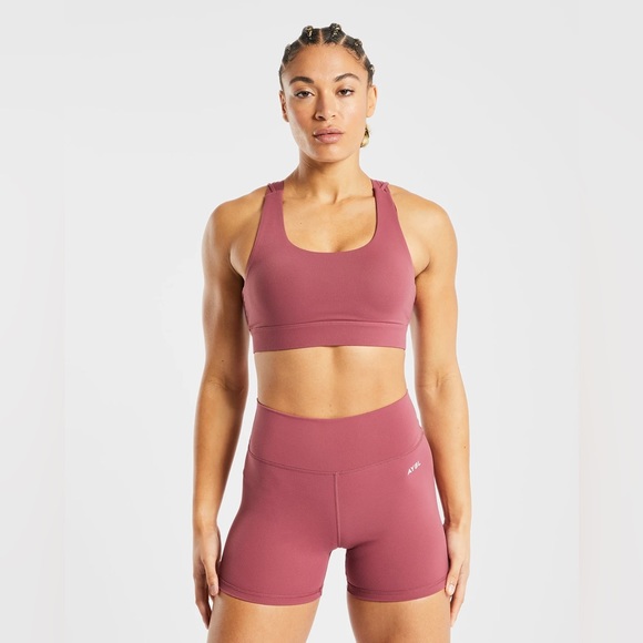 NWT AYBL core sports bra brick red size small - Picture 2 of 4